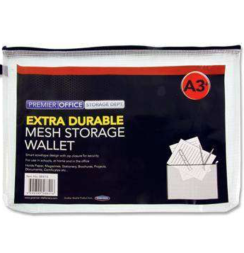 Mesh Storage Wallet A3+ Extra Durable Premier
